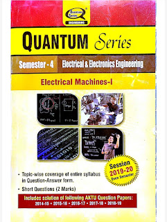Electrical Machines -1 Semester - 4 AKTU Quantum - Quantum Series (askbooks.net)