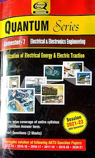 [PDF] Utilization of Electrical Energy and Electric Traction 2021-22 Semester - 7 Electrical and Electronics Engineering AKTU QUANTUM (askbooks.net)