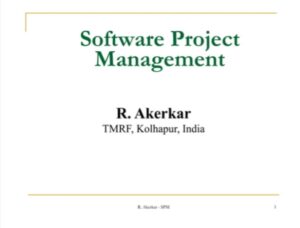 Software Project Management notes for Engineering students