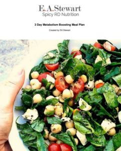 Metaboost Diet Plan E A Stewart 3 Day Metabolism Boosting Meal Plan PDF Download