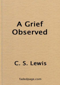 A Grief Observed C. S. LEWIS PDF Free Download